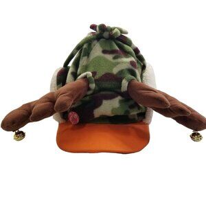✅"Grandma got ran over by a Reindeer" VTG Dan Dee Animated Antler Snap Back Hat